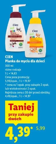Cien Pianka do mycia dla dzieci