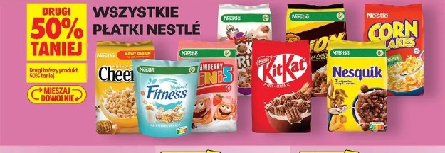 Wszystkie płatki Nestlé