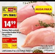 Świeży filet z piersi kurczaka Kraina Mięs Mega Paka