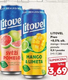 Litovel Piwo <0,5% alk. mango i limonka, pomelo