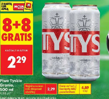 Piwo Tyskie Gronie, 500 ml