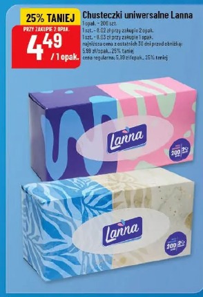 Chusteczki uniwersalne Lanna