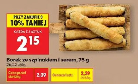 Borek ze szpinakiem i serem