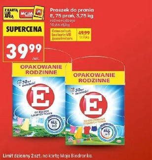 Proszek do prania E