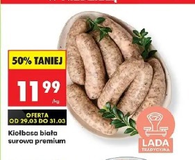 Kiełbasa biała surowa premium
