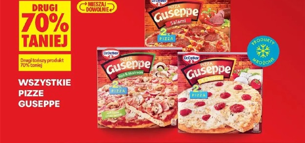 Wszystkie pizze Guseppe