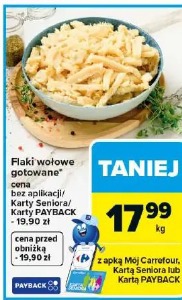 Flaki wołowe gotowane