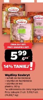 Wędliny Szubryt schab ze świniobicia szynka ze świniobicia