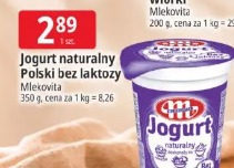Jogurt naturalny Polski bez laktozy Mlekovita