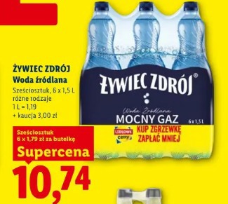 ŻYWIEC ZDRÓJ Woda źródlana
