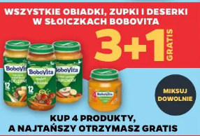 Wszystkie obiadki, zupki i deserki w słoiczkach Bobovita