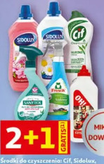 Środki do czyszczenia Cif, Sidolux, Frosch, Santyol, Oho!