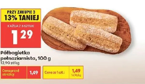 Półbagietka pełnoziarnista