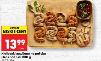 Kiełbaski zawijane na patyku Czas na Grill