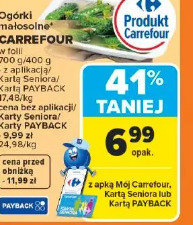 Ogórki małosolne Carrefour