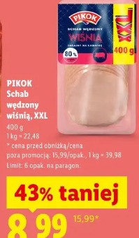 Pikok Schab wędzony wiśnia, XXL