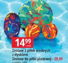 Zestaw 3 piłek wodnych z dyskiem