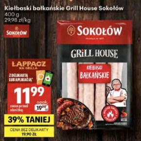 Kiełbaski bakłańskie Grill House Sokołów