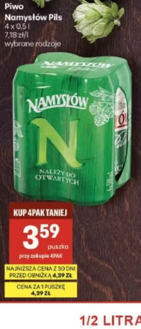 Namysłów Pils piwo
