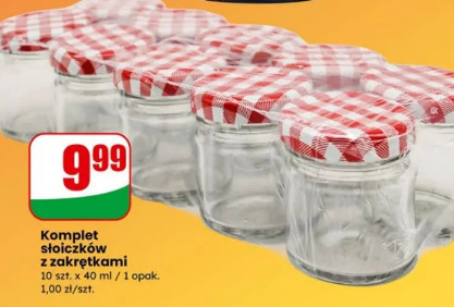Komplet słoiczków z zakrętkami