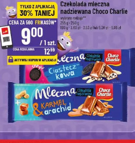 Czekolada mleczna nadziewana Choco Charlie