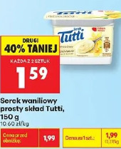 Serek waniliowy prosty skład Tutti
