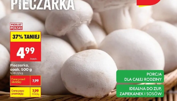 Pieczarka, opak. 500g