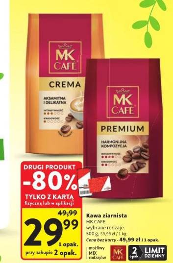 Kawa ziarnista MK Cafe