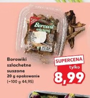 Borowiki szlachetne suszone