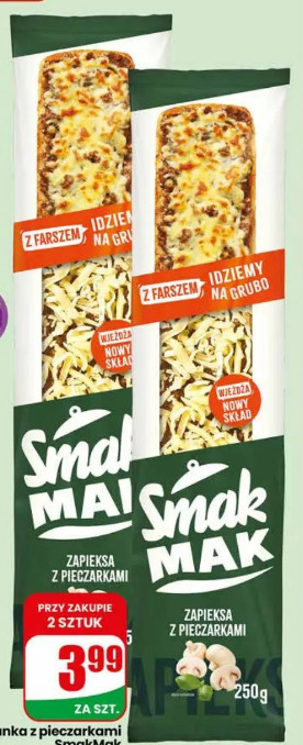 Zapiekanka z pieczarkami SmakMak