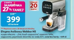 Ekspres kolbowy Webber H5