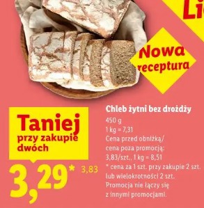 Chleb żytni bez drożdży