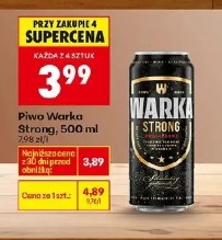 Piwo Warka Strong