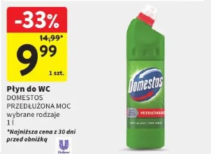 Płyn do WC Domestos Przedłużona Moc