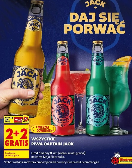 Wszystkie piwa Captain Jack