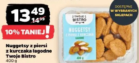 Nuggetsy z piersi z kurczaka łagodna panierka Twoje Bistro