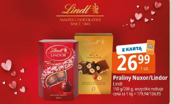Praliny Nuxor/Lindor Lindt