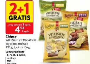 Chipsy Wiejskie ziemniaczki