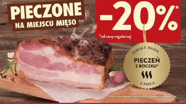 Pieczeń z boczku z pieca
