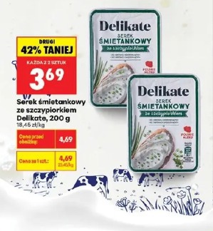 Serek śmietankowy ze szczypiorkiem Delikate