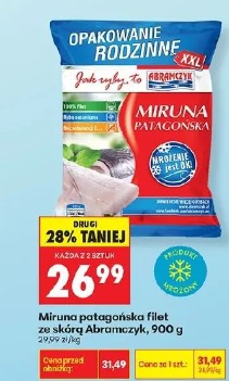 Miruna patagońska filet ze skórą Abramczyk