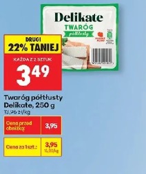 Twaróg półtłusty Delikate