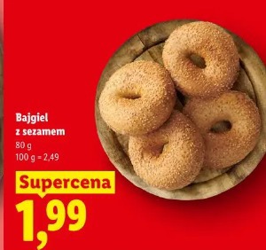 Bajgiel z sezamem