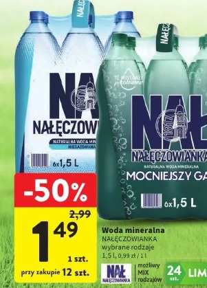Woda mineralna NAŁĘCZOWIANKA