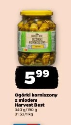 Ogórki korniszone z miodem Harvest Best