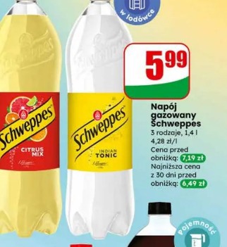 Napój gazowany Schweppes