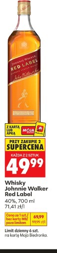 Whisky Johnnie Walker Red Label