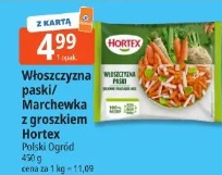 Włoszczyzna paski/Marchewka z groszkiem Hortex