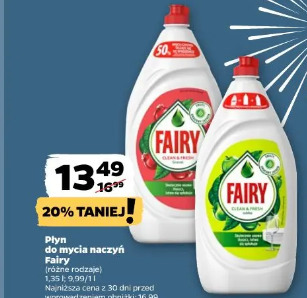 Fairy płyn do mycia naczyń