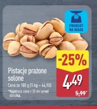 Pistacje prażone solone